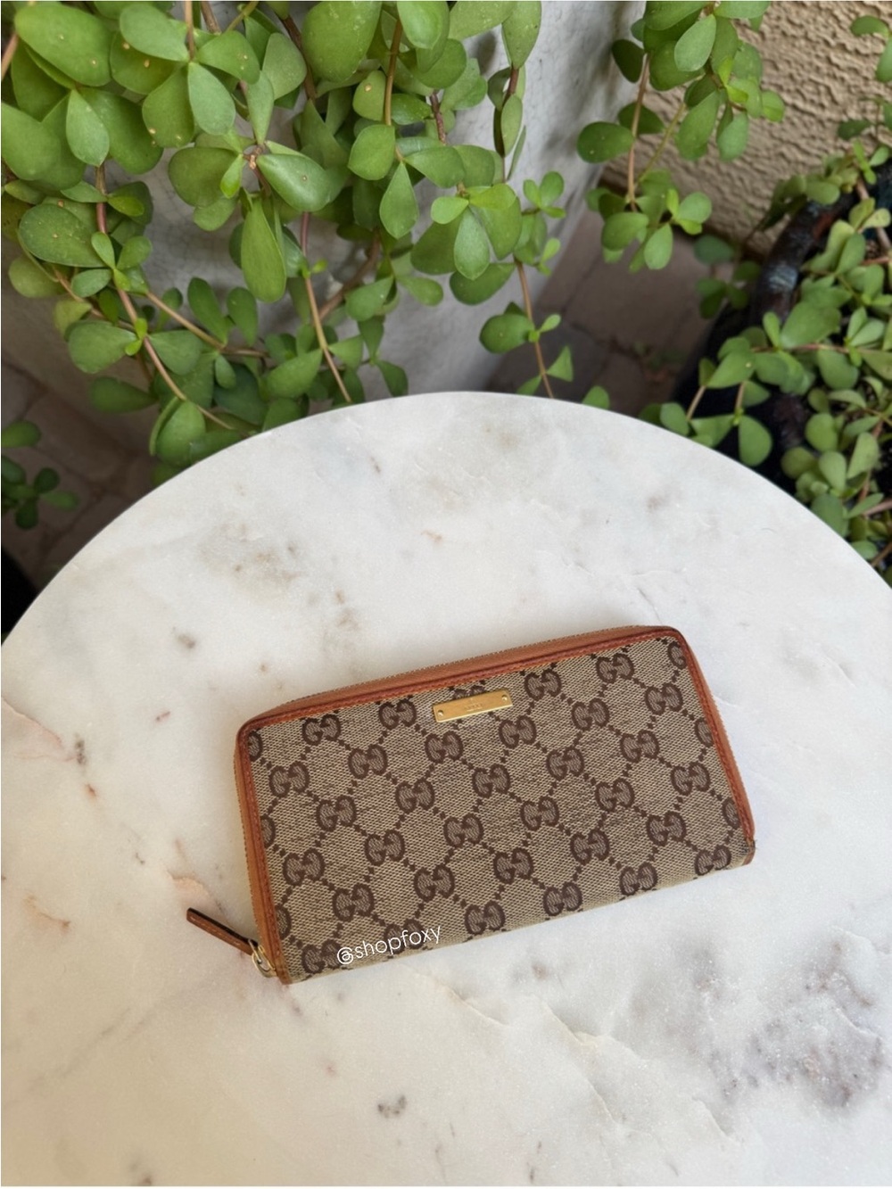 SOLD Gucci GG Canvas Long Zippy Wallet - Picture 2 of 15